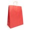 13" x 5 15/16" x 16 1/8" Red Kraft Paper Merchandise Handle Bags
